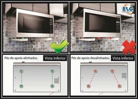 Imagem de Suporte Branco Para Micro-Ondas De Parede Mw05Wh - Elg