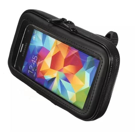 Imagem de Suporte Capa Porta Celular GPS Guidão Bike Bicicleta Moto Case Impermeável 360 A Prova D' Água