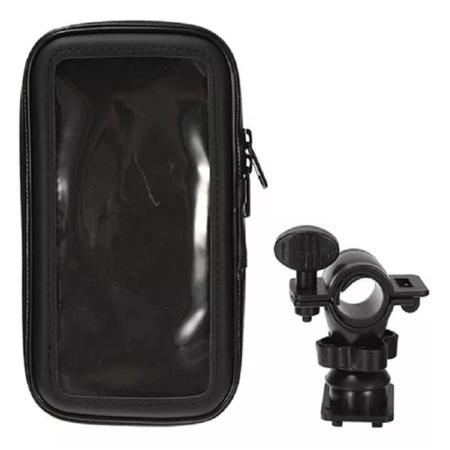 Imagem de Suporte Capa Porta Celular GPS Guidão Bike Bicicleta Moto Case Impermeável 360 A Prova D' Água