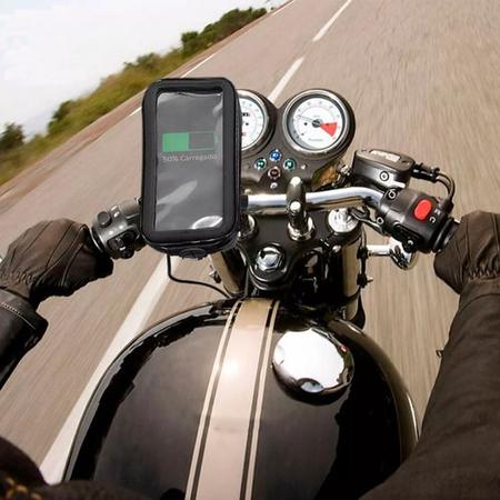 Imagem de Suporte Case Impermeável Gps Smartphone Celular Moto Bike