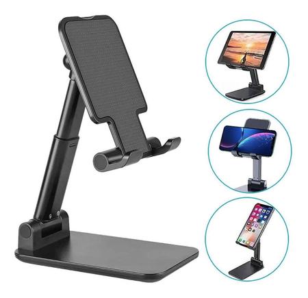 Suporte Celular De Mesa Retrátil Móvel Tablet - ARN Imagem de Suporte Celular De Mesa Retrátil Móvel Tablet