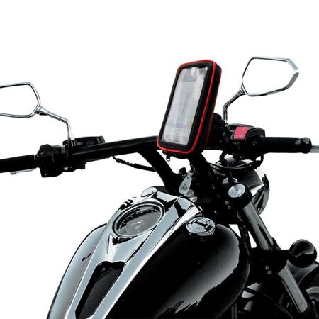 Imagem de Suporte Celular Moto Carregador Usb Case A Prova D'agua 360