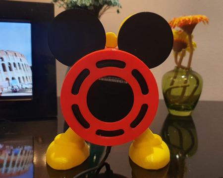 Imagem de Suporte compatível com Alexa Echo Dot 3 - Tema Mickey E Minnie