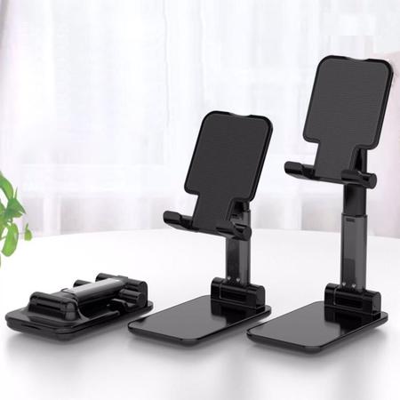 Imagem de Suporte De Mesa Ajustável Celular Tablet Dobravel Universal