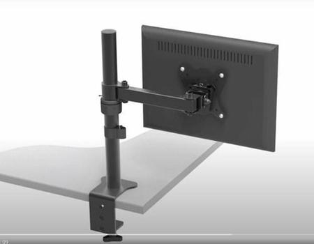 Imagem de Suporte de mesa Articulado Para Monitor 13 a 27 Polegadas 8kg Vesa 75x75 a 100x100