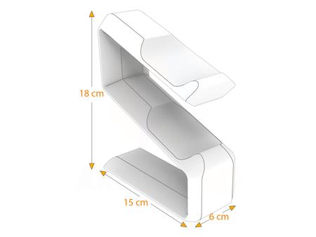 Imagem de Suporte de Mesa Duplo Compatível com Controle Ps5 DualSense e Xbox One - ARTBOX3D