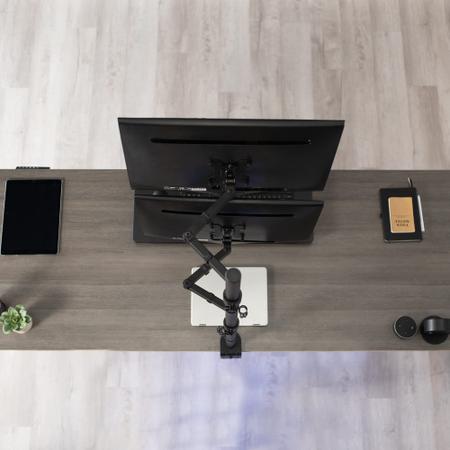 Imagem de Suporte de montagem em mesa com monitor duplo VIVO STAND-V012T 27