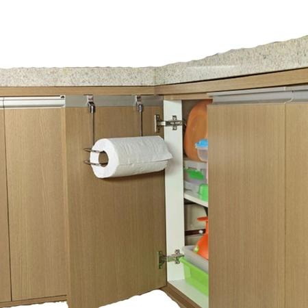 Imagem de Suporte de papel toalha 1 rolo para pendurar no armário