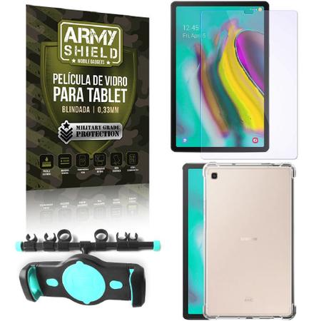 Imagem de Suporte de Tablet para Carro Samsung S5e 10.5 T720/T725 + Capinha Antishock + Pelicula Armyshield