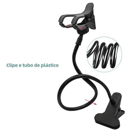 Imagem de Suporte De Telefone Móvel Flexível Portátil 360 Clipe Para Cama Desktop Smartphones Montagem De Mesa