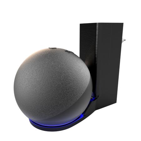Suporte De Tomada Alexa  Echo Dot 4 e 5 Preto - Stephan 3D - Suporte  para Smart Speaker - Magazine Luiza