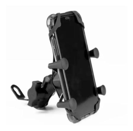 Imagem de Suporte e Carregador em X Garra para Celular Moto Universal Para Samsung A31, A32 5G