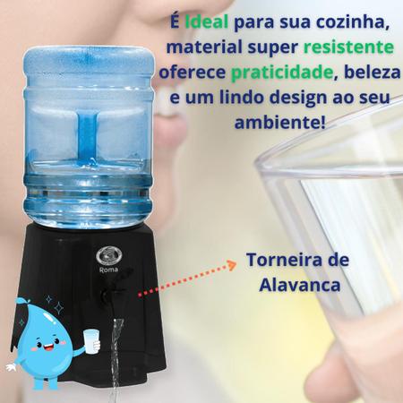 Imagem de Suporte Galão De Água Cuba De Plástico Bebedor Mesa