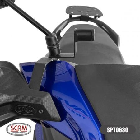 Imagem de Suporte Gps Scam - Motos Com Retrovisor Rosqueado No Guidão SPTO630