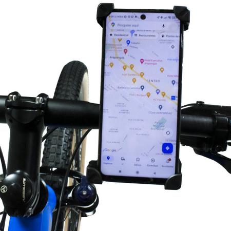 Suporte telemóvel universal compatível moto scooter bicicleta