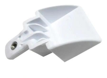 Suporte Inferior Puxador Branco Geladeira Electrolux DF42 Imagem de Suporte Inferior Puxador Branco Geladeira Electrolux DF42