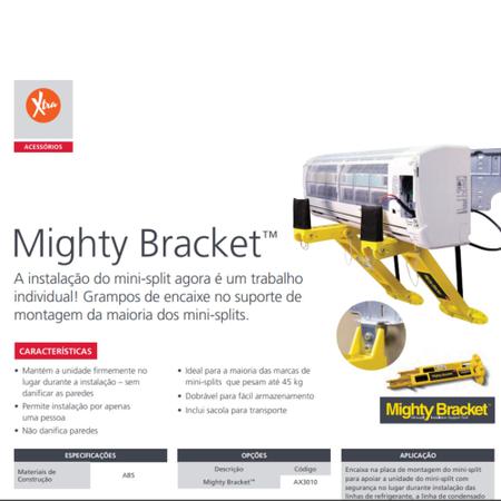 Imagem de Suporte Mighty Bracket para evaporadora Split Hi=Wall até 45kg Ax-3010