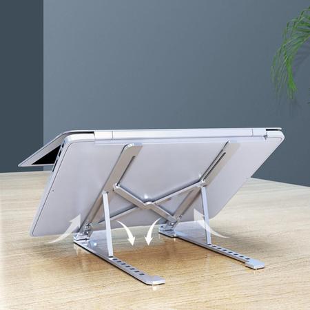 Imagem de Suporte Notebook Tablet Alumínio Ajustável - Laptop Stand
