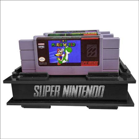 Imagem de Suporte para 05 cartucho Super Nintendo padrão Americano - Fita Super Nintendo