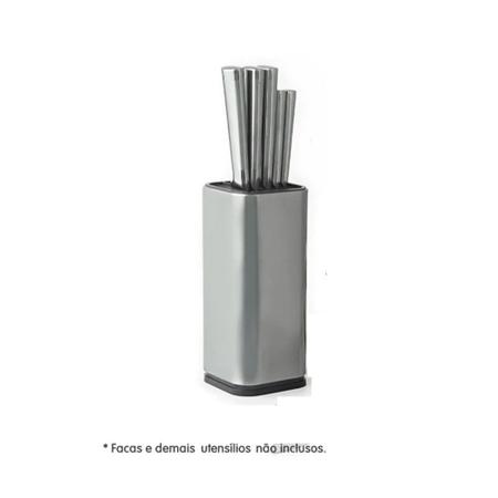 Imagem de Suporte Para Facas Universal Cepo Em Aço Inox Ke Home 6672-1