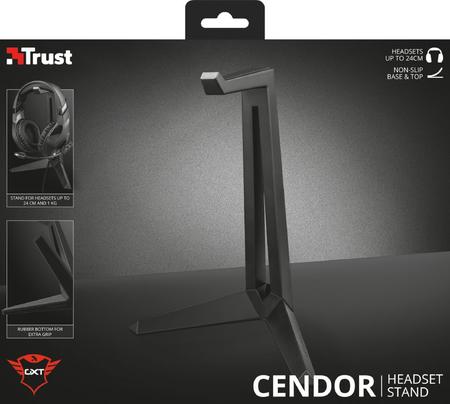 Trust Stand De Jogos GXT 260 Cendor Preto