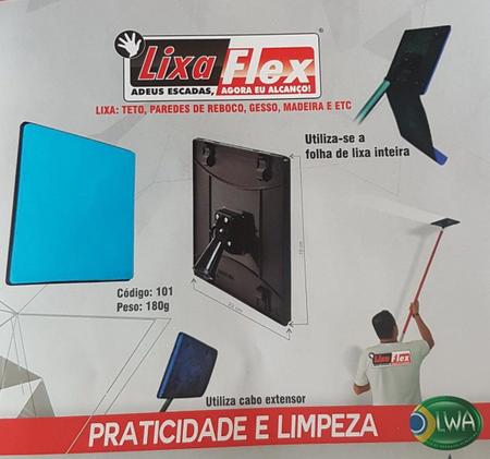 Imagem de Suporte Para Lixa Parede Teto + Lixadeira Manual Kit Oferta