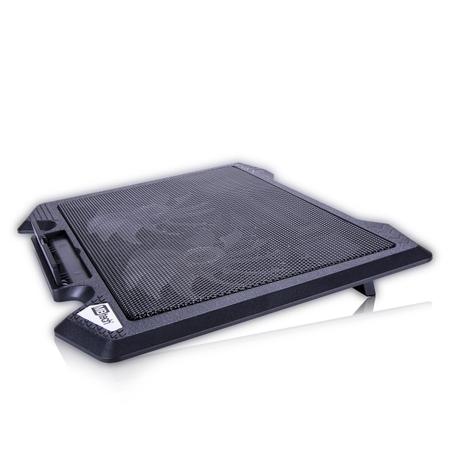 Imagem de Suporte para Notebook com Cooler - Base De Refrigeração C/ 2 Ventiladores - Led USB