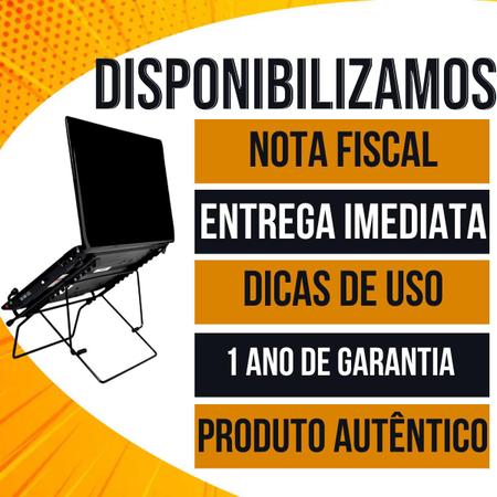 Suporte Para Notebook Ergonômico Home Office Base Regulável NR17 Digitador  Original Apoio Mesa Laptop SN-1263 - Suporte para Notebook - Magazine Luiza