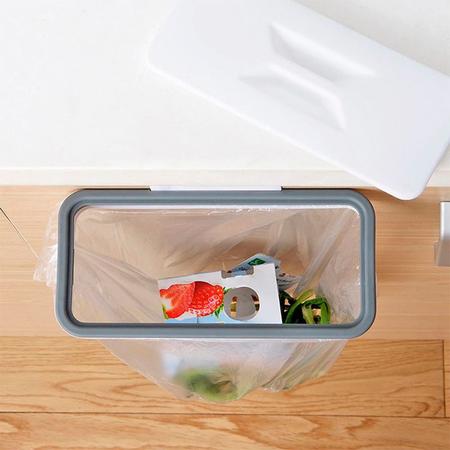 Imagem de Suporte Para Saco Plástico Sacola Para Lixo Portátil