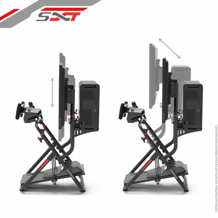 Imagem de Suporte Para Tv/Monitor SXT V2 De 24 até 43 Polegadas Com Porta Pc/Console Extreme Simracing