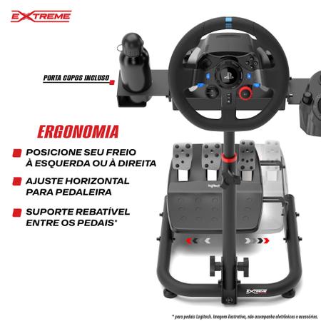 Imagem de Suporte Para Volante Cockpit Simulador SPRO Logitech G27,G29,G920,G923, Fanatec, Thrustmaster