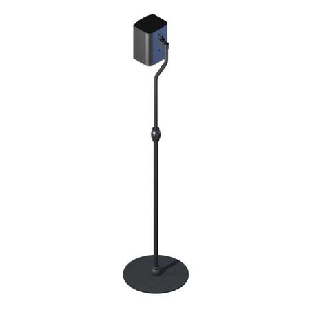 Imagem de Suporte Pedestal para home theater base redonda até 3kg aço carbono - AVATRON