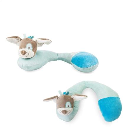 Imagem de Suporte Pescoço Infantil Para Cadeirinha Cachorro Material Ultra Macio Conforto Ao Seu Bebê Azul KaBaby - 14001G