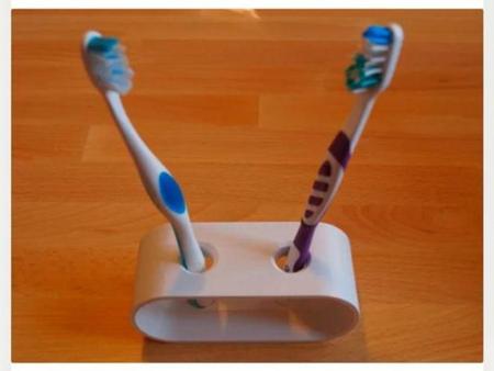 Suporte Porta Escova De Dentes Para Duas Escovas - Sns3D Imagem de Suporte Porta Escova De Dentes Para Duas Escovas