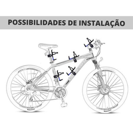 Imagem de Suporte Porta Garrafa Caramanhola Água Bike Bicicleta 360