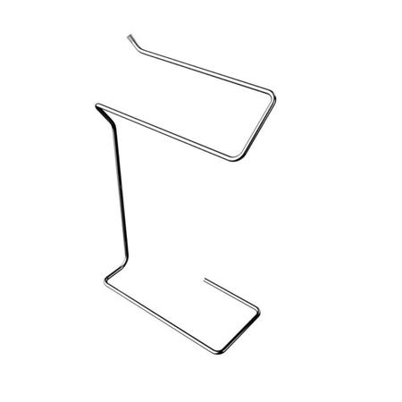 Suporte porta-toalha simples para bancada cromado 35cm - STOLF Imagem de Suporte porta-toalha simples para bancada cromado 35cm