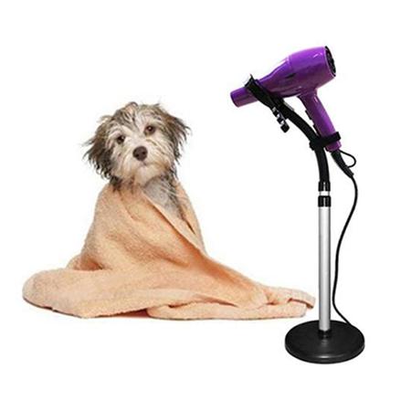 Suporte Secador Cabelo Pet Giratorio Bancada Flexivel Ajustavel Chao Salao  Cabeleireiro