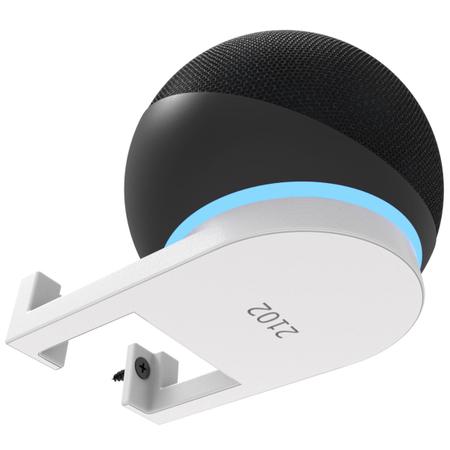Suporte Stand De Parede Compatível Com Alexa Echo Dot 4 Ou 5ª Geração,  Smart Speaker Home