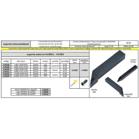 Imagem de Suporte SVJBL 2020 K16 - JG TOOLS