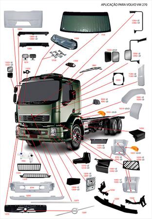 Imagem de Suporte Tapa Sol Volvo VM - Modelo Original - 20492470