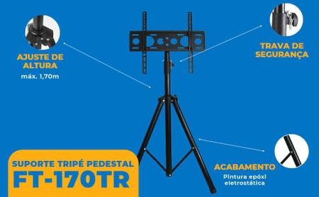 Imagem de Suporte Tripé Pedestal para TV LED / QLED / OLED de 26" até 55" FT-170TR - Fixatek