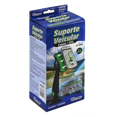 Imagem de Suporte Veicular para Celular e GPS Western