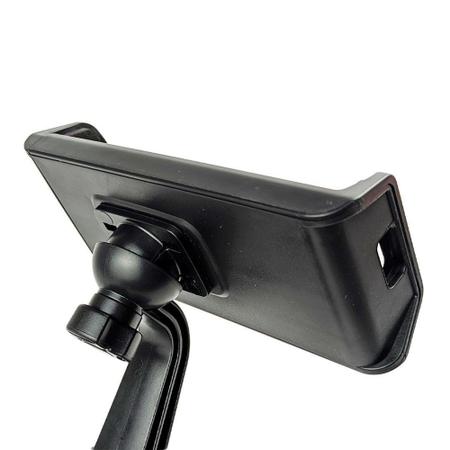 Imagem de Suporte Veicular para Tablet  Universal  Painel Carro Vidro  4 - 9" Rotação 360º Graus Tomate