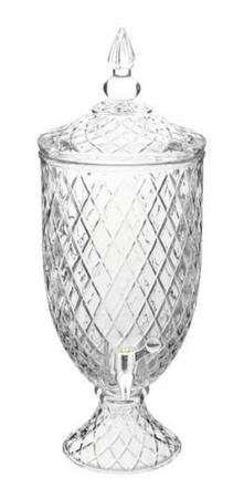 Imagem de Suqueira Cristal Dispenser Diamond Água Bebida 4,2l