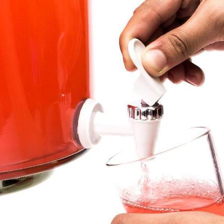 Imagem de Suqueira Dispenser De Bebidas De Vidro 3,0 Litros Luxo