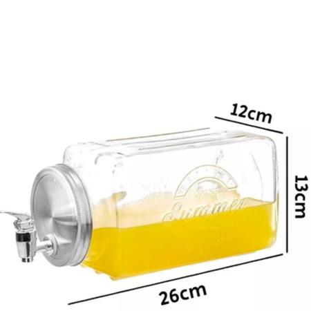 Imagem de Suqueira Horizontal 3lt Vidro em Relevo Hauscraft