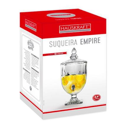 Suqueira Empire Jarra 4,9 L Vidro Cristal Hauskraft - Ze Melo