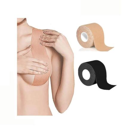 Imagem de Sutiã Adesivo Levanta Seios Peito Fita Boob Tape Kit 2 Unid