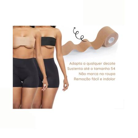 Sutiã Adesivo Levanta Seios Peito Fita Boob Tape Kit 2 Unid - NS Imagem de Sutiã Adesivo Levanta Seios Peito Fita Boob Tape Kit 2 Unid