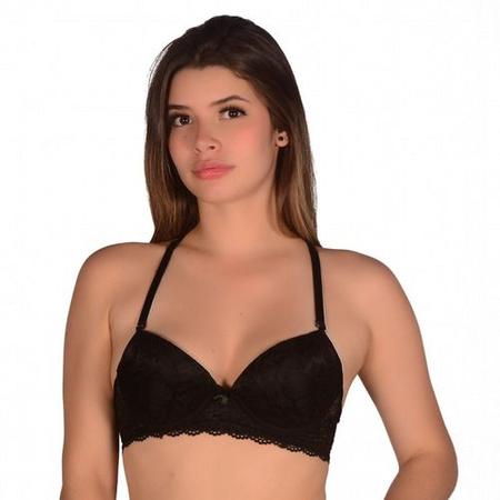 Imagem de Sutiã Alças De Silicone Multiformas Lingerie Renda Nadador